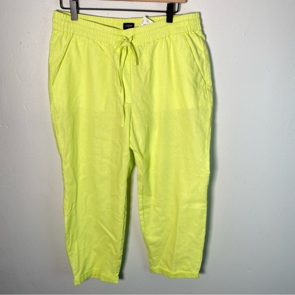 J. Crew Vibrant Yellow Joggers